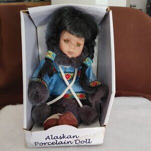 Vintage Hand Crafted Native Alaskan Eskimo Doll